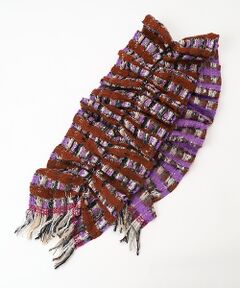 TABASA / タバサ マフラー・ショール・スヌード・ストール | ☆ループヤーン チェック シャーリング マフラー