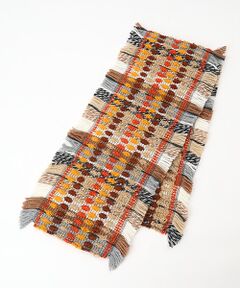 TABASA / タバサ マフラー・ショール・スヌード・ストール | ☆オーバルドット フリンジ ミニ マフラー