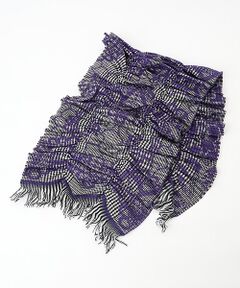 TABASA / タバサ マフラー・ショール・スヌード・ストール | ☆チェック ジャガード シャーリング マフラー