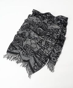 TABASA / タバサ マフラー・ショール・スヌード・ストール | ☆チェック ジャガード シャーリング マフラー