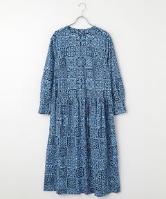 TABASA / タバサ ロング・マキシ丈ワンピース | ノルディックプリント ワンピース