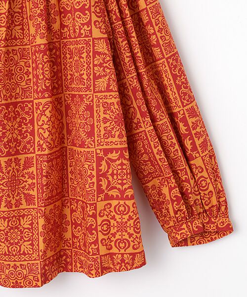 TABASA / タバサ シャツ・ブラウス | ノルディックプリント ブラウス | 詳細3