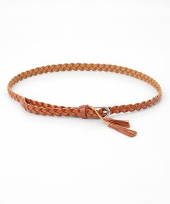 TABASA / タバサ ベルト・サスペンダー | ☆フリンジ付きみつあみ細ベルト