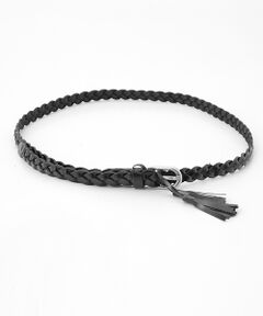 TABASA / タバサ ベルト・サスペンダー | ☆フリンジ付きみつあみ細ベルト