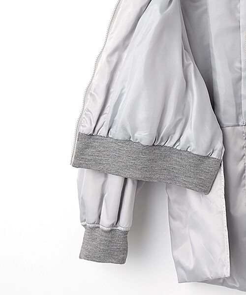 TABASA / タバサ その他アウター | サテン MA-1タイプ 中綿入リブルゾン | 詳細4