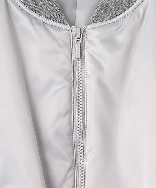 TABASA / タバサ その他アウター | サテン MA-1タイプ 中綿入リブルゾン | 詳細5