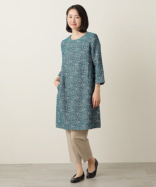 TABASA / タバサ ミニ丈・ひざ丈ワンピース | アート ジャガード ワンピース | 詳細8