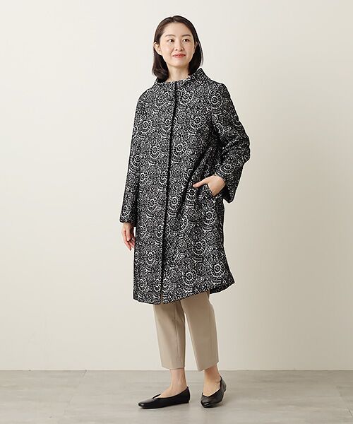 TABASA / タバサ その他アウター | アート ジャガード コート | 詳細9