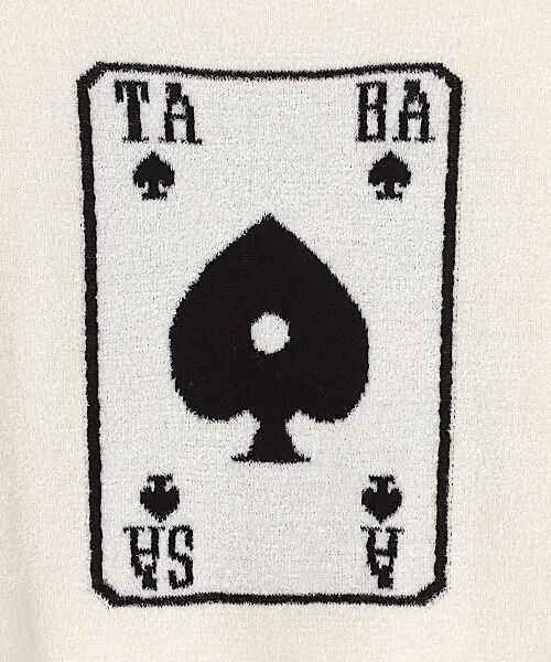 TABASA / タバサ チュニック | フェザーモール  インターシャ ニット チュニック | 詳細1