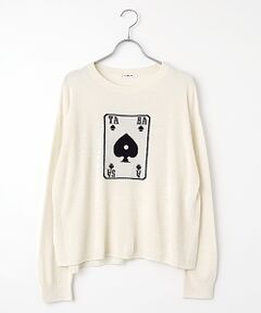 TABASA / タバサ ニット・セーター | フェザーモール インターシャ セーター