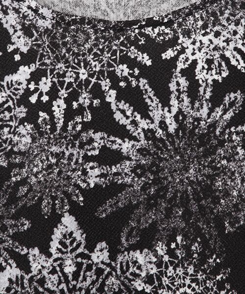 TABASA / タバサ チュニック | 梨地 プレ―ディング × スノークリスタル プリント チュニック | 詳細5