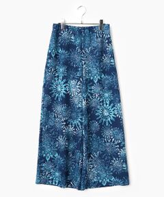 TABASA / タバサ その他パンツ | 梨地 プレ―ディング × スノークリスタル プリント パンツ