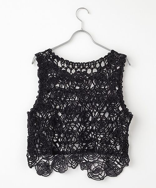 TABASA / タバサ その他トップス | ポリエステル モール × コード刺繍 プルオーバー | 詳細1