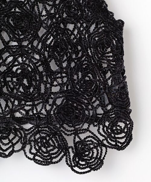 TABASA / タバサ その他トップス | ポリエステル モール × コード刺繍 プルオーバー | 詳細3