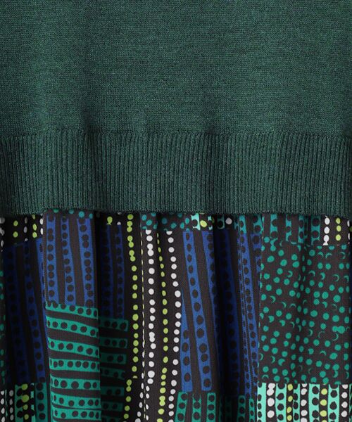 TABASA / タバサ ロング・マキシ丈ワンピース | スムース × グラフィカル ドット プリント ワンピース | 詳細8