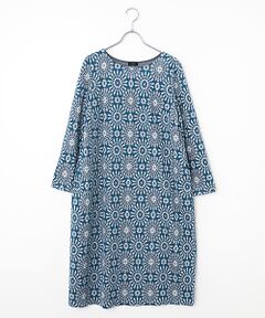 TABASA / タバサ ロング・マキシ丈ワンピース | スノークリスタル柄 シャギー ジャガード ワンピース