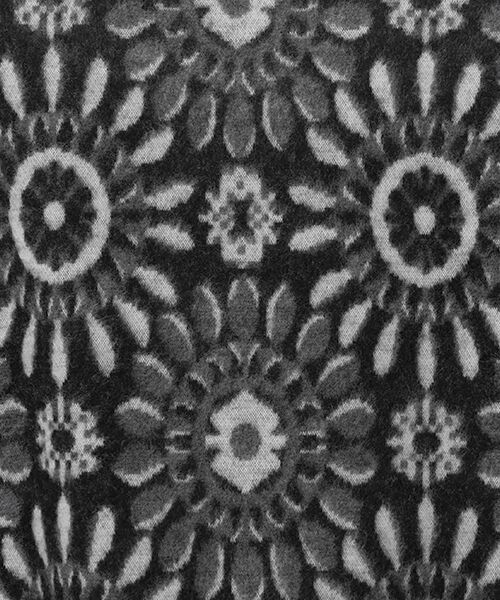 TABASA / タバサ ロング・マキシ丈ワンピース | スノークリスタル柄 シャギー ジャガード ワンピース | 詳細5