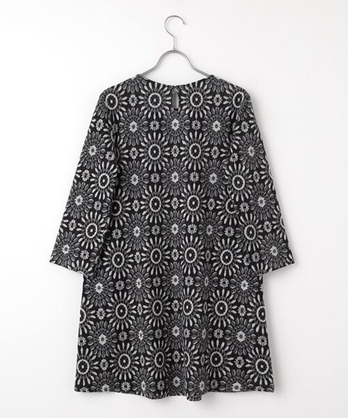 TABASA / タバサ チュニック | スノークリスタル柄 シャギー ジャガード チュニック | 詳細1