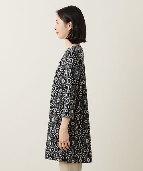 TABASA / タバサ チュニック | スノークリスタル柄 シャギー ジャガード チュニック | 詳細5