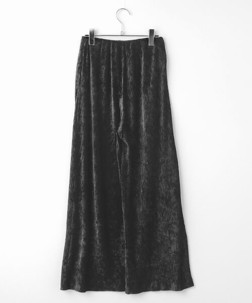 TABASA / タバサ その他パンツ | クラッシュ エンボス ベロア ワイドパンツ | 詳細1