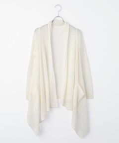 TABASA / タバサ カーディガン・ボレロ | シアー ニット ストール風 トッパー カーディガン