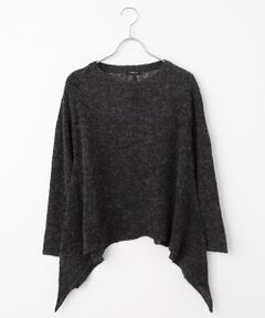 TABASA / タバサ ニット・セーター | シアー ニット イレギュラー ヘム セーター