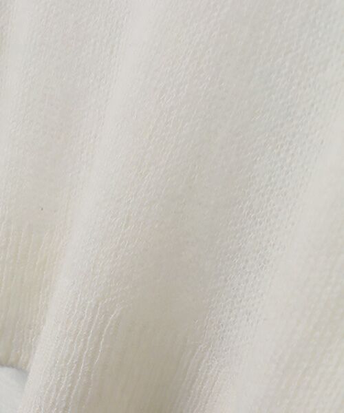 TABASA / タバサ ニット・セーター | シアー ニット イレギュラー ヘム セーター | 詳細1