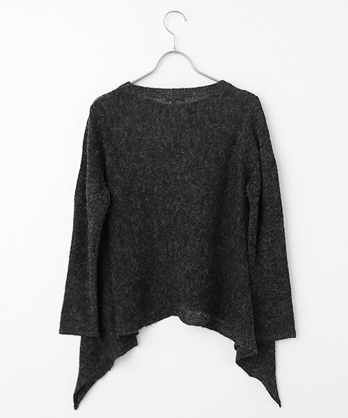 TABASA / タバサ ニット・セーター | シアー ニット イレギュラー ヘム セーター | 詳細2