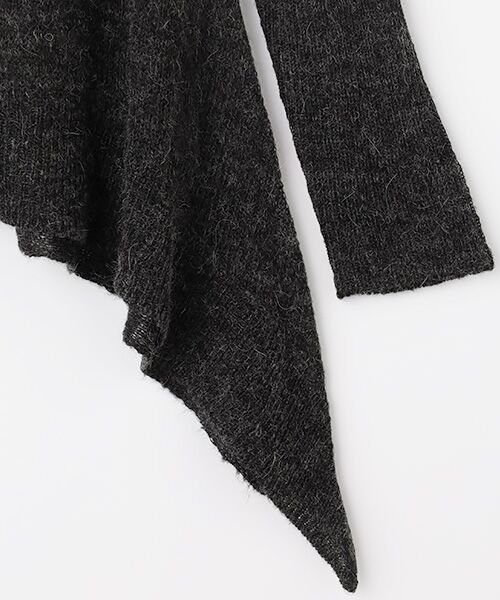 TABASA / タバサ ニット・セーター | シアー ニット イレギュラー ヘム セーター | 詳細4
