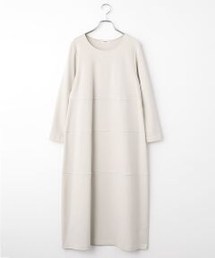 TABASA / タバサ ロング・マキシ丈ワンピース | ウォーム ストレッチ ポンチ ワンピ―ス
