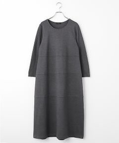 TABASA / タバサ ロング・マキシ丈ワンピース | ウォーム ストレッチ ポンチ ワンピ―ス