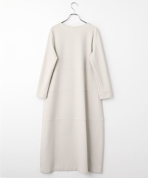 TABASA / タバサ ロング・マキシ丈ワンピース | ウォーム ストレッチ ポンチ ワンピ―ス | 詳細1