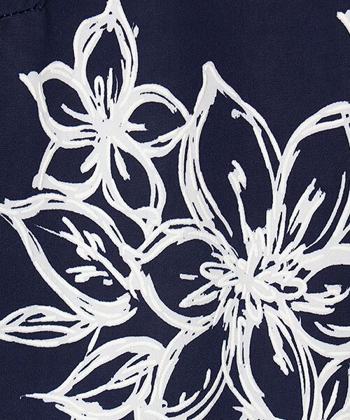 TABASA / タバサ チュニック | ベア天竺 × フラワー 発泡プリント チュニック | 詳細5