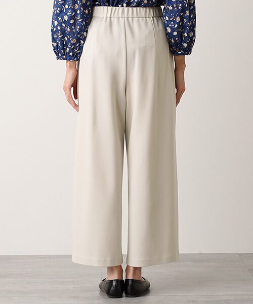 TABASA / タバサ その他パンツ | ウォーム ストレッチ ポンチ ワイドパンツ | 詳細3