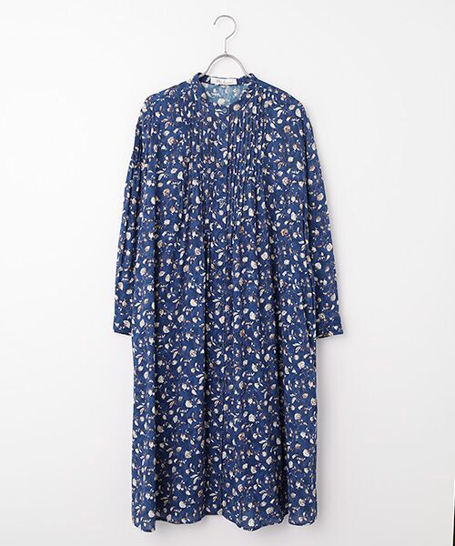 TABASA / タバサ ロング・マキシ丈スカート | コットン 楊柳 × チンツ プリント ワンピース | 詳細16