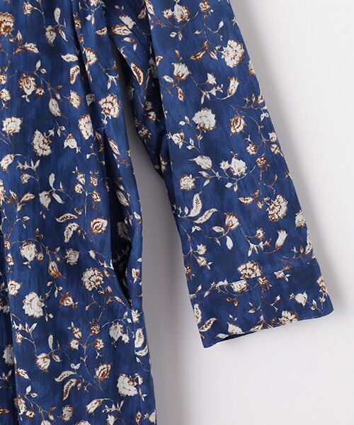 TABASA / タバサ ロング・マキシ丈スカート | コットン 楊柳 × チンツ プリント ワンピース | 詳細5