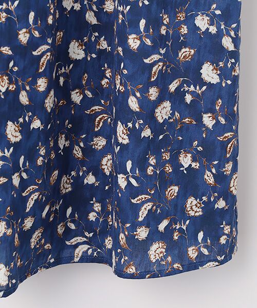 TABASA / タバサ ロング・マキシ丈スカート | コットン 楊柳 × チンツ プリント ワンピース | 詳細6