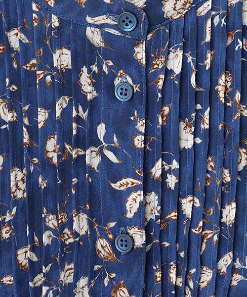 TABASA / タバサ ロング・マキシ丈スカート | コットン 楊柳 × チンツ プリント ワンピース | 詳細7