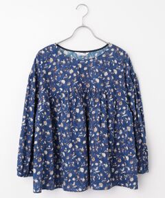 TABASA / タバサ シャツ・ブラウス | コットン 楊柳 × チンツ プリント ブラウス