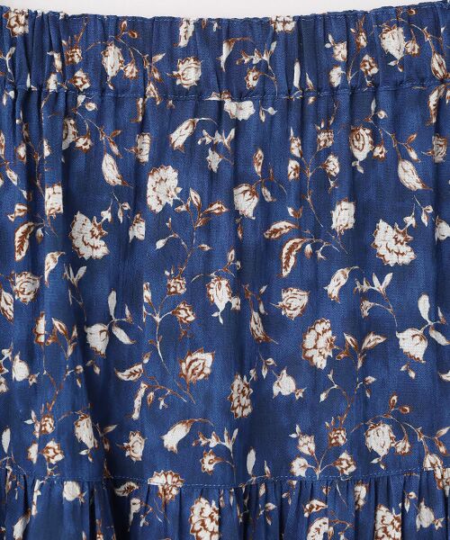 TABASA / タバサ ロング・マキシ丈スカート | コットン 楊柳 × チンツ プリント スカート | 詳細5