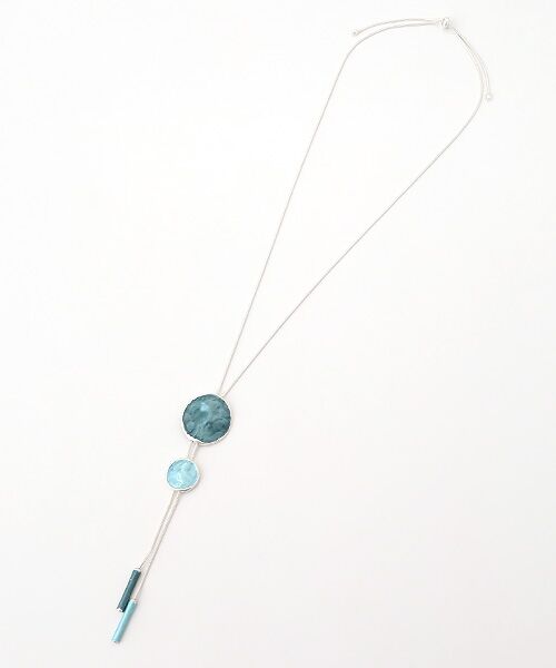 TABASA / タバサ ネックレス・ペンダント・チョーカー | ☆メタルサークルネックレス（ブルー）