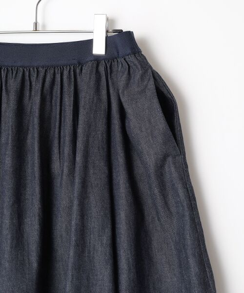 TABASA / タバサ デニムスカート | 5.5オンス デニム レース刺繍 スカート | 詳細2