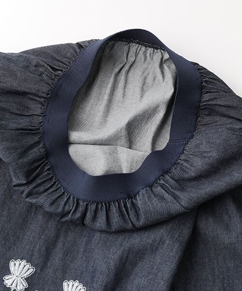 TABASA / タバサ デニムスカート | 5.5オンス デニム レース刺繍 スカート | 詳細4