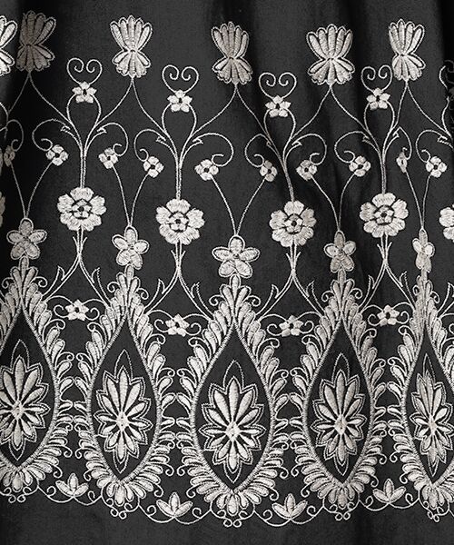 TABASA / タバサ デニムスカート | 5.5オンス デニム レース刺繍 スカート | 詳細6