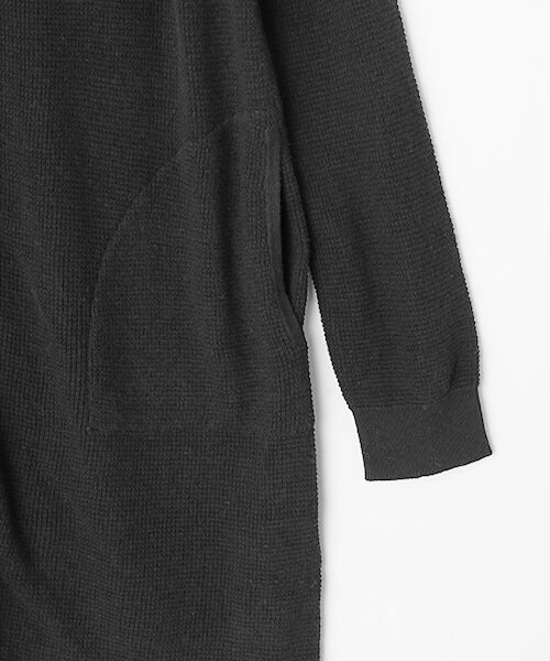 TABASA / タバサ パーカー | カシミア ブレント コットン ニット ロングパーカー | 詳細4