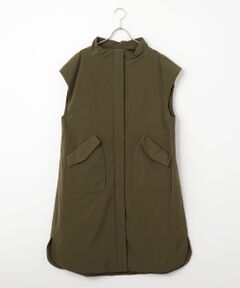 TABASA / タバサ ベスト | 撥水 ストレッチ タフタ 中綿入り ベスト