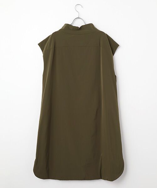 TABASA / タバサ ベスト | 撥水 ストレッチ タフタ 中綿入り ベスト | 詳細1