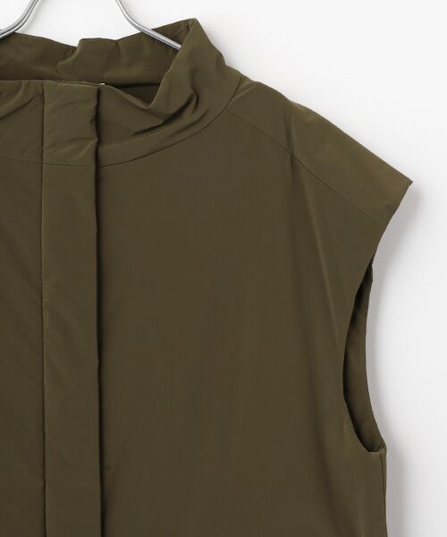 TABASA / タバサ ベスト | 撥水 ストレッチ タフタ 中綿入り ベスト | 詳細2