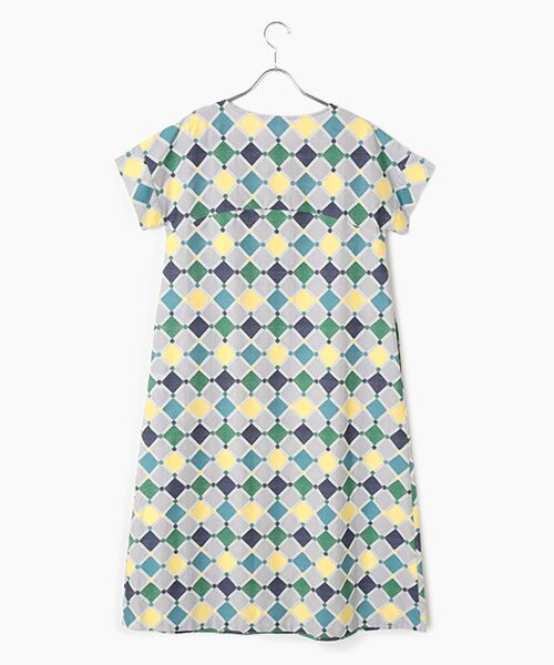 TABASA / タバサ ロング・マキシ丈ワンピース | タイル ジャガード ワンピース | 詳細1