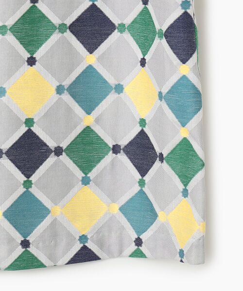 TABASA / タバサ ロング・マキシ丈ワンピース | タイル ジャガード ワンピース | 詳細4